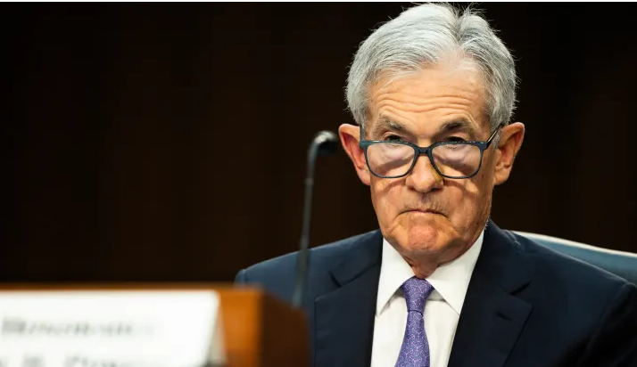 Jerome-Powell-chairman-of-the-US-Federal-Reserve-during-a-Senate-Banking-Housing-and-Urban-Affairs-Committee-hearing-in-Washington-DC-US-on-Tuesday-July-9-2024